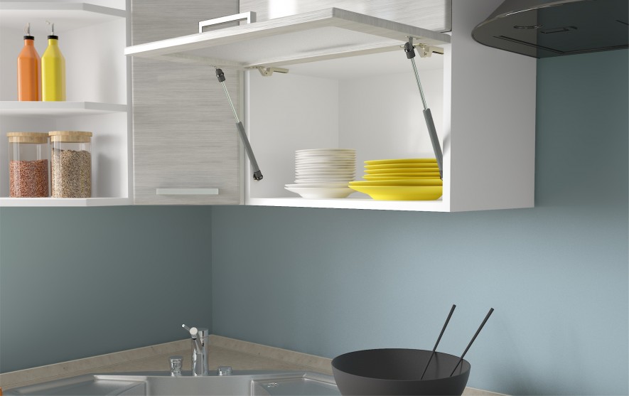 Модульная кухня Равенна Стайл  Титан черный/белый - фото 5