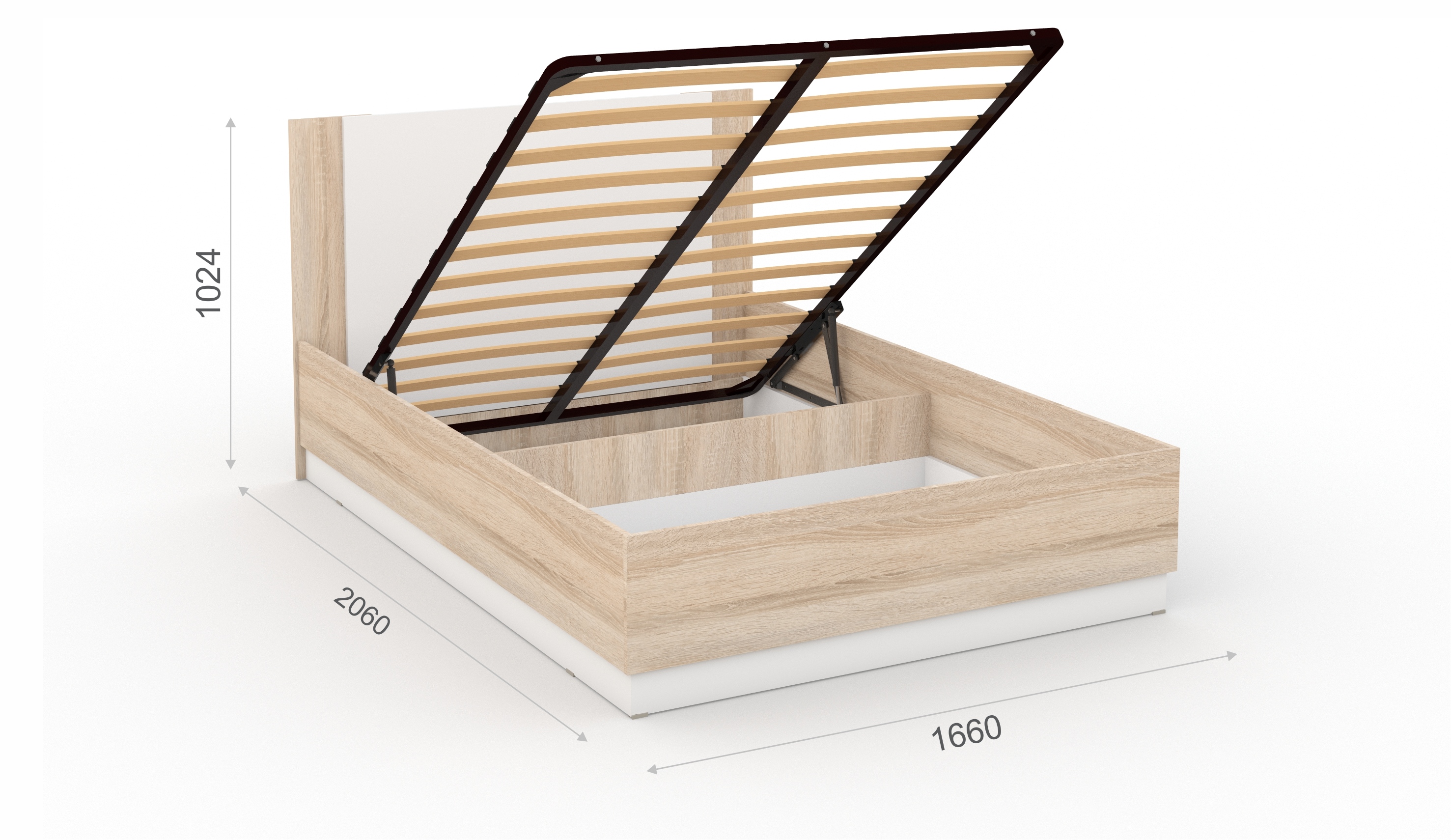 Кровать стиль венеция 1 с боковым подъемным механизмом 160х200