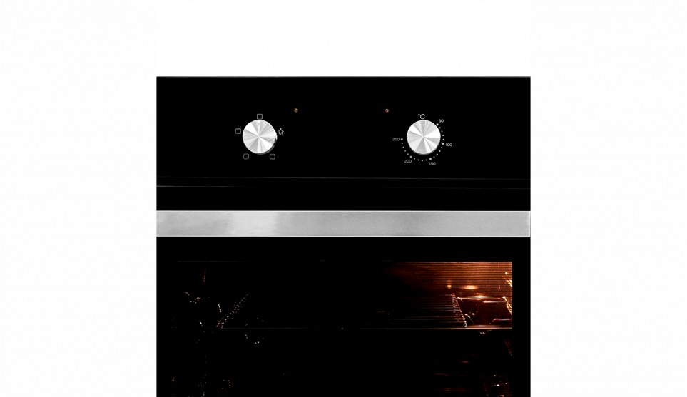 Духовой шкаф LEX EDM 040 BL Чёрное стекло - фото 2