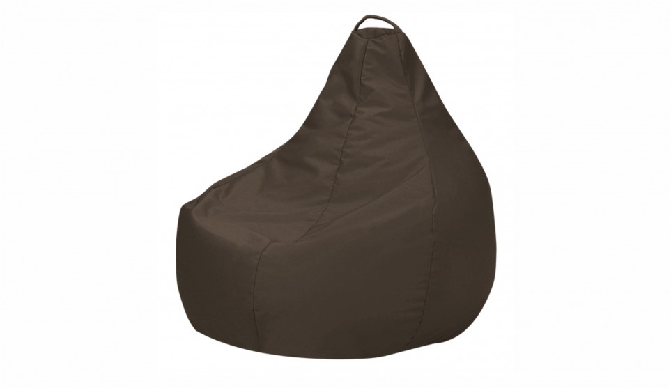 Кресло-мешок Купер XL Велюр коричневый, Люкс - фото 1