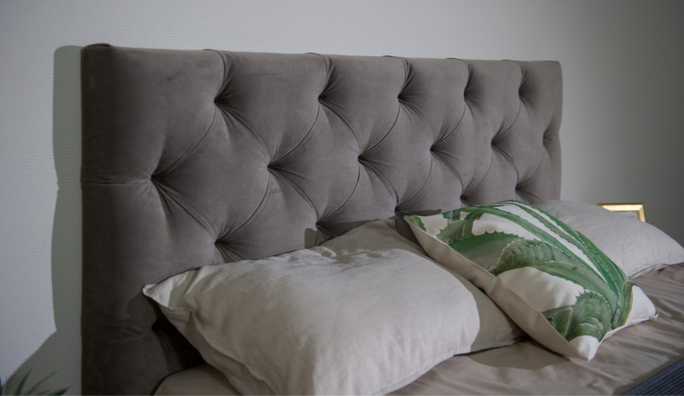 Мягкая кровать Бетти 140 Lecco/vision - фото 4