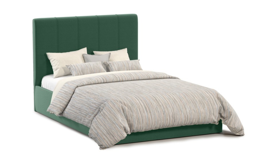 Мягкая кровать Джессика 140 Amigo green  (подъемник) - фото 3
