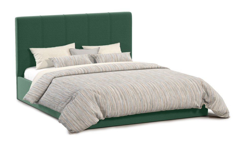 Мягкая кровать Джессика 180 Amigo green  (подъемник) - фото 3