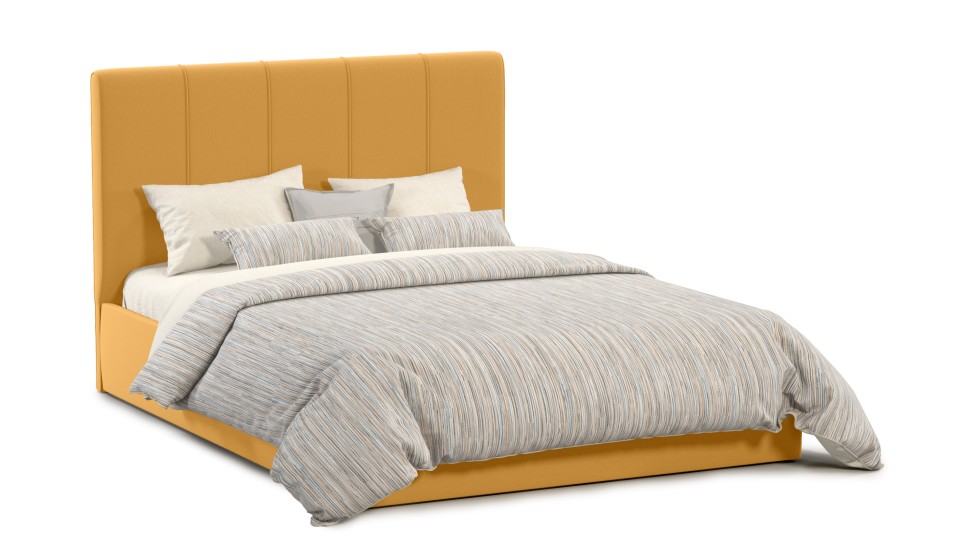 Мягкая кровать Джессика 160*200 (подъемник) Amigo yellow - фото 3