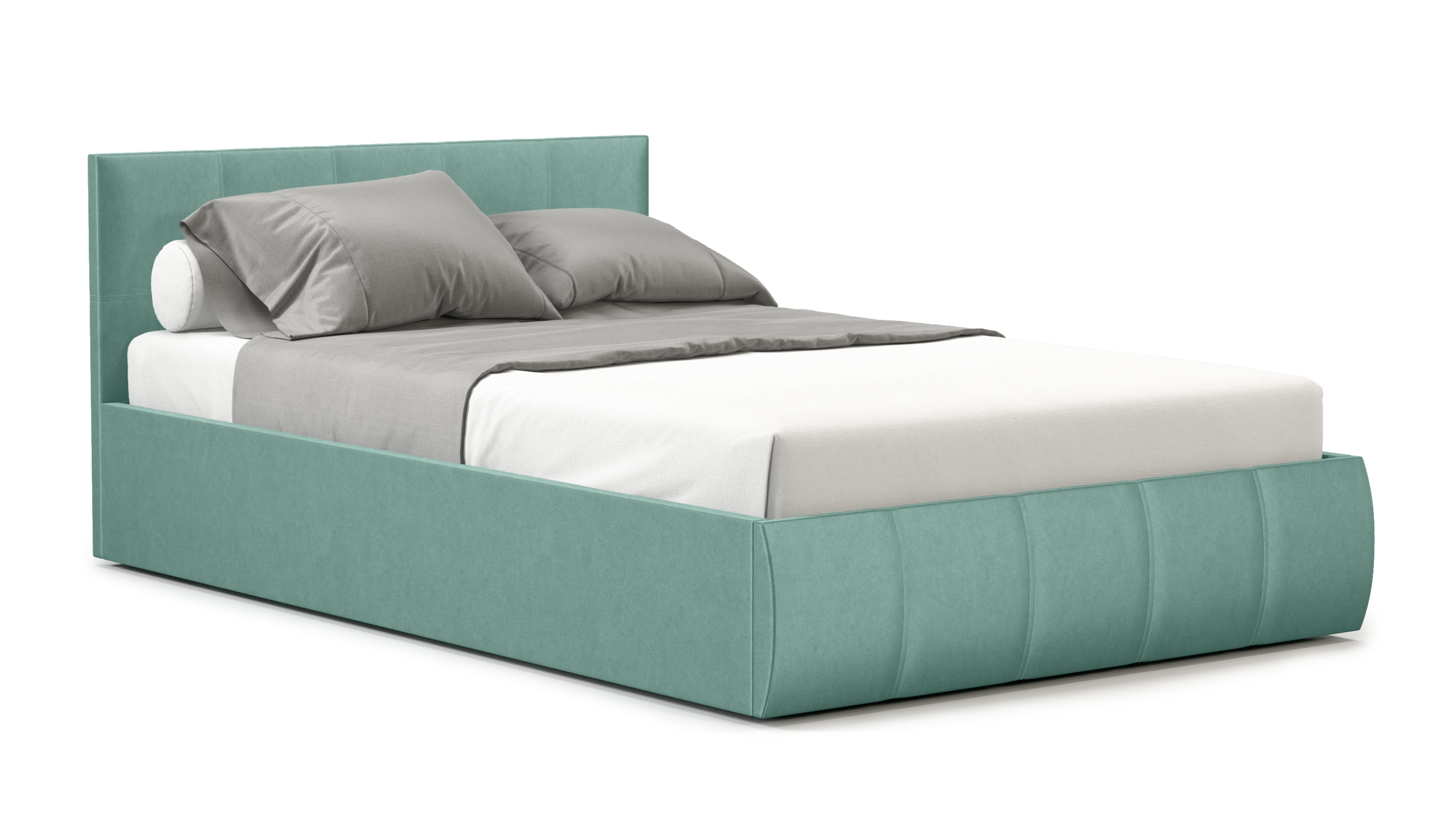 Мягкая кровать Верона 140*200 (подъемник), цвет bingo mint - фото 4