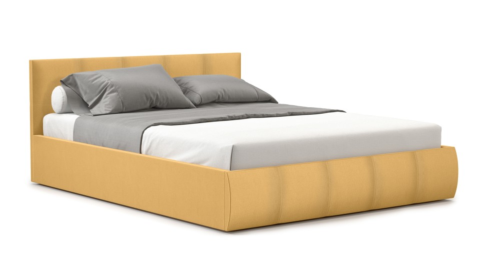 Мягкая кровать Верона 180 Bingo mustard (подъемник) - фото 3