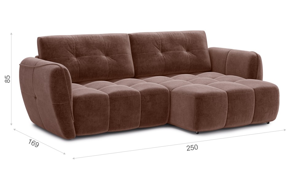 Угловой диван Треви-3 Kengoo/nut - фото 5