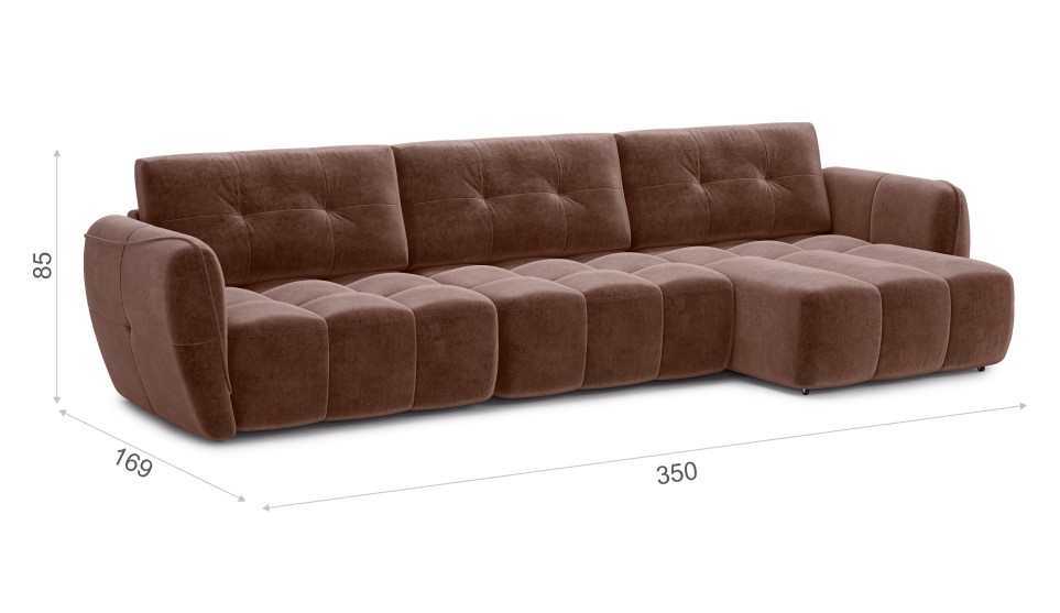 Угловой диван Треви-4 Kengoo/nut - фото 5