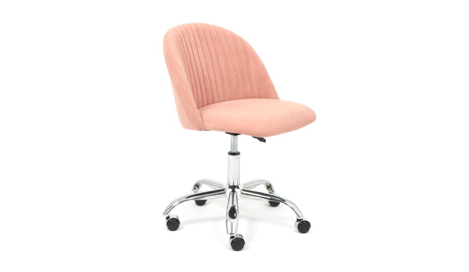 Кресло офисное Melody Флок, розовый 137 - фото 1