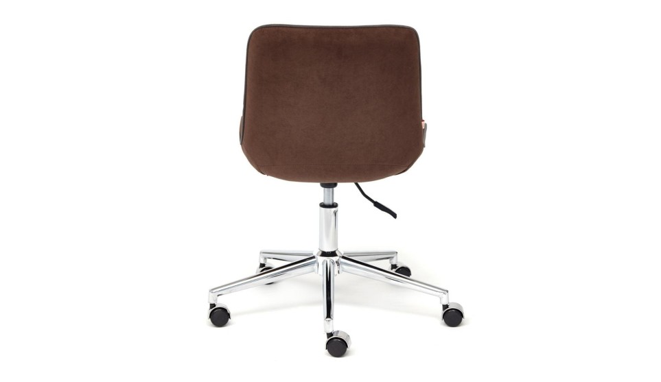Кресло офисное STYLE Флок, коричневый 6 - фото 5