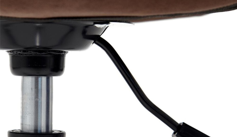 Кресло офисное STYLE Флок, коричневый 6 - фото 6