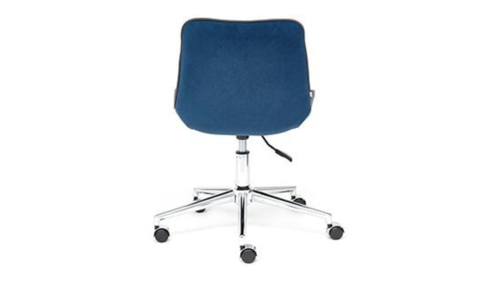 Кресло офисное STYLE Флок, синий 32 - фото 3
