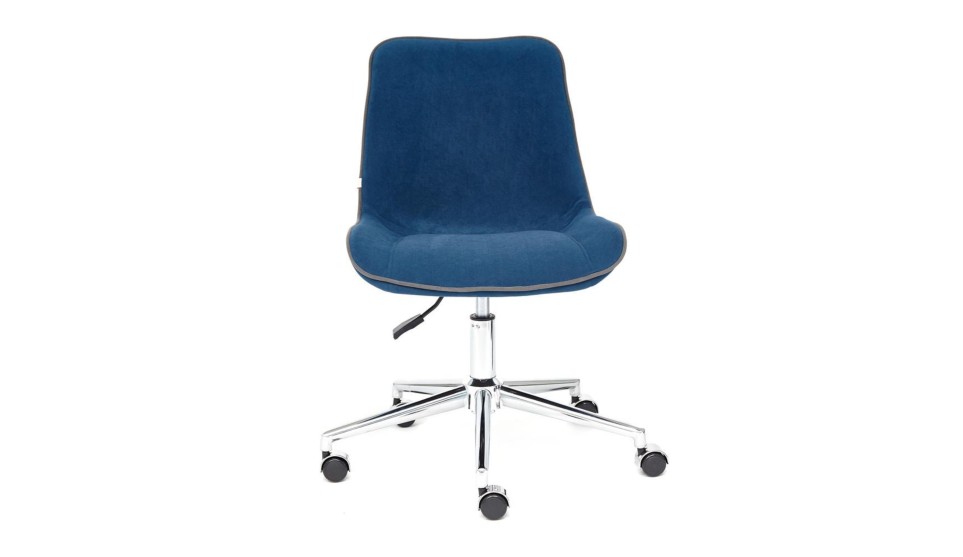 Кресло офисное STYLE Флок, синий 32 - фото 2