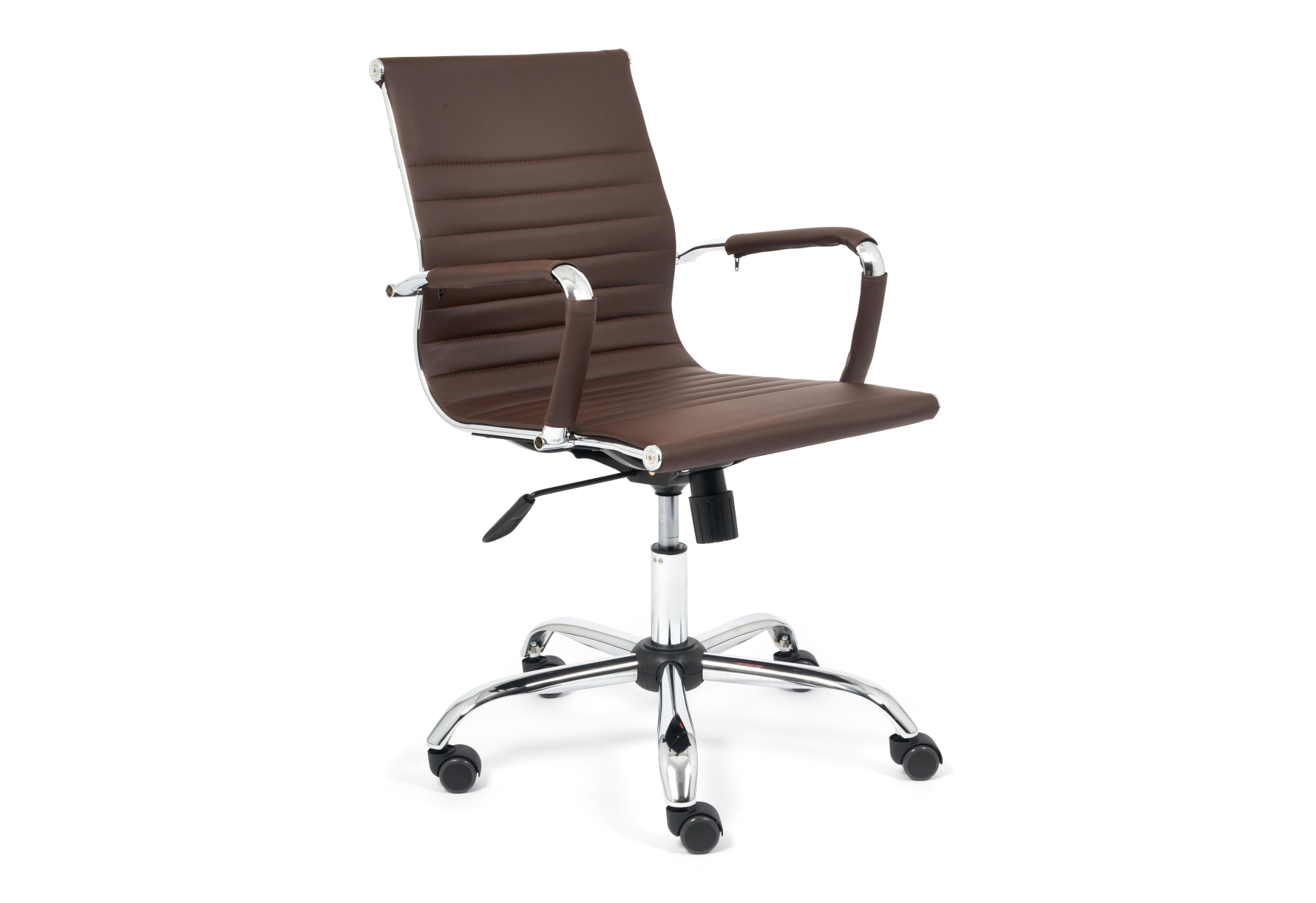 Кресло офисное URBAN-LOW, цвет кож/зам, коричневый 36-36