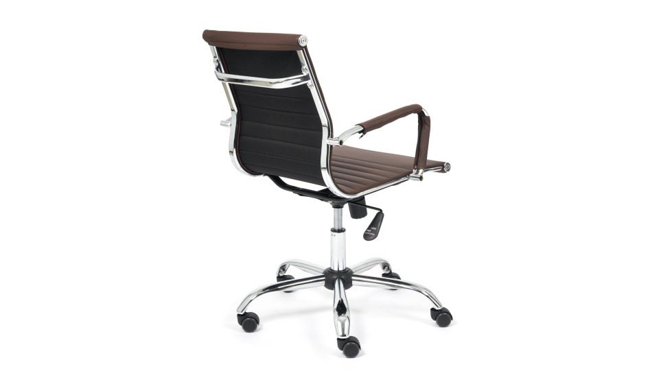 Кресло офисное URBAN-LOW Кож/зам, коричневый 36-36 - фото 3