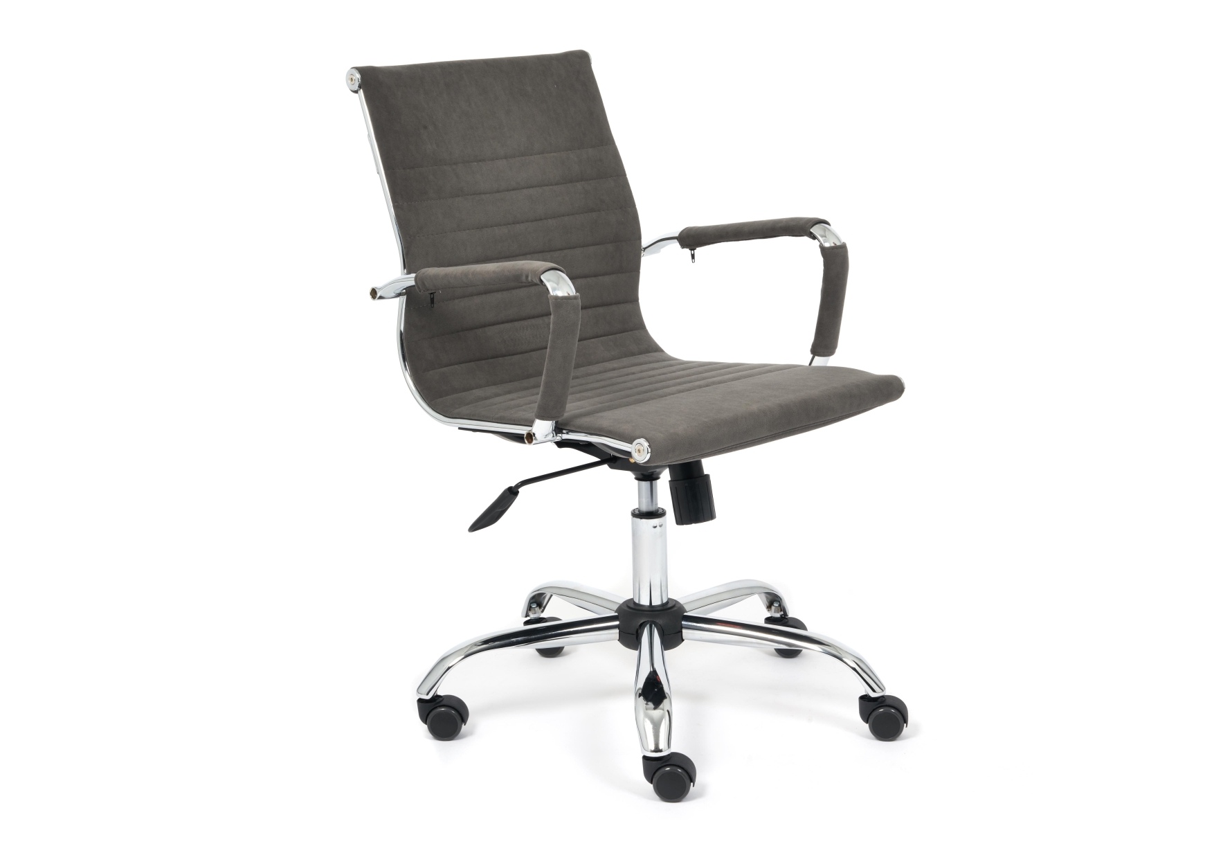 Кресло офисное URBAN-LOW, цвет флок, серый 29
