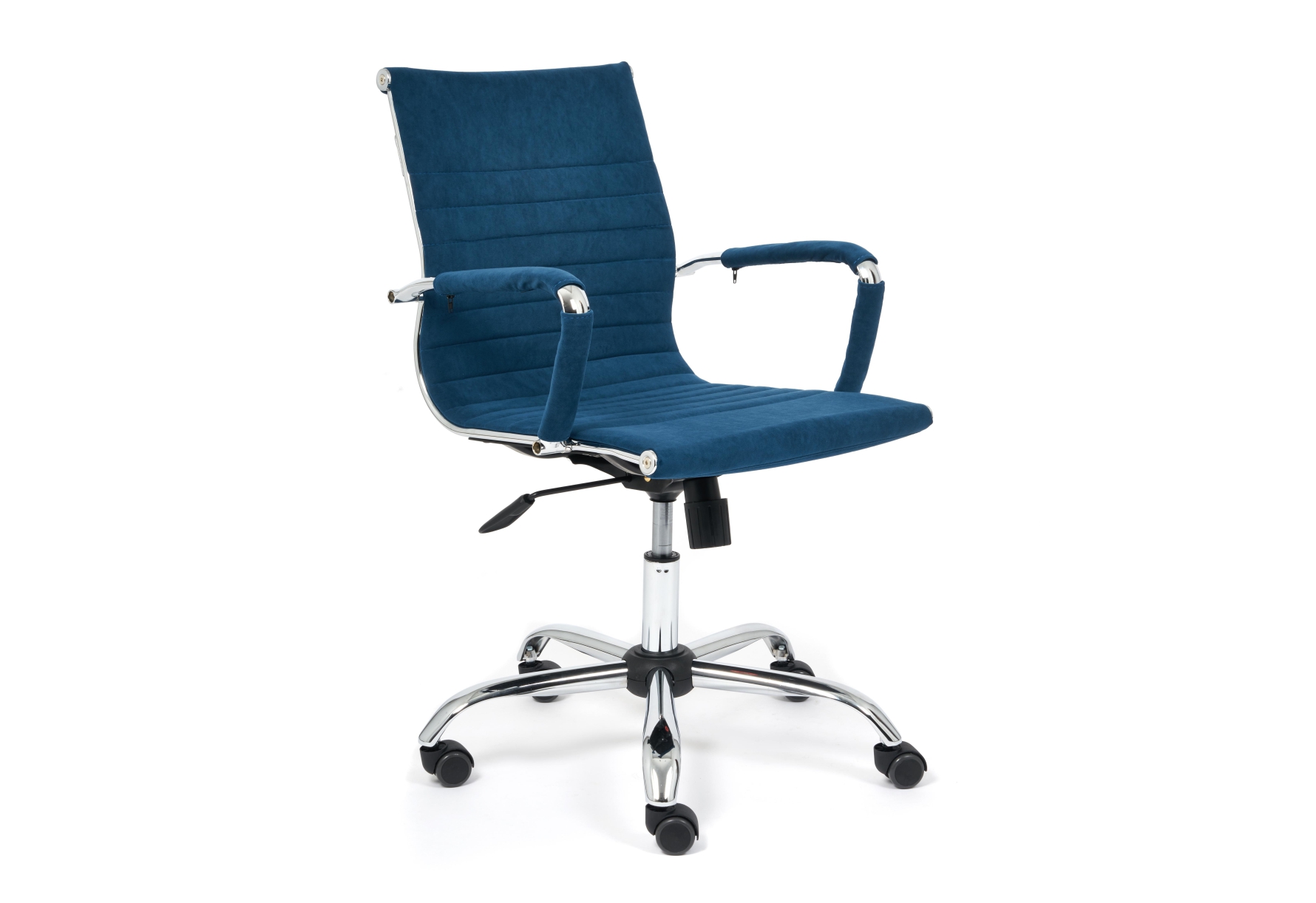 Кресло офисное URBAN-LOW, цвет флок, синий 32