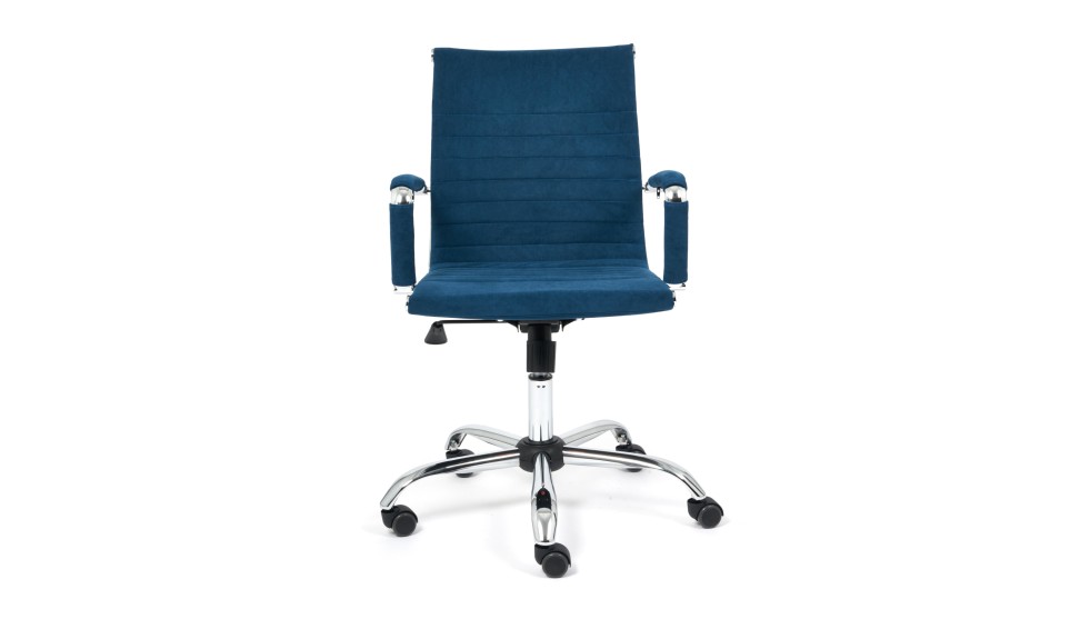 Кресло офисное URBAN-LOW Флок, синий 32 - фото 2