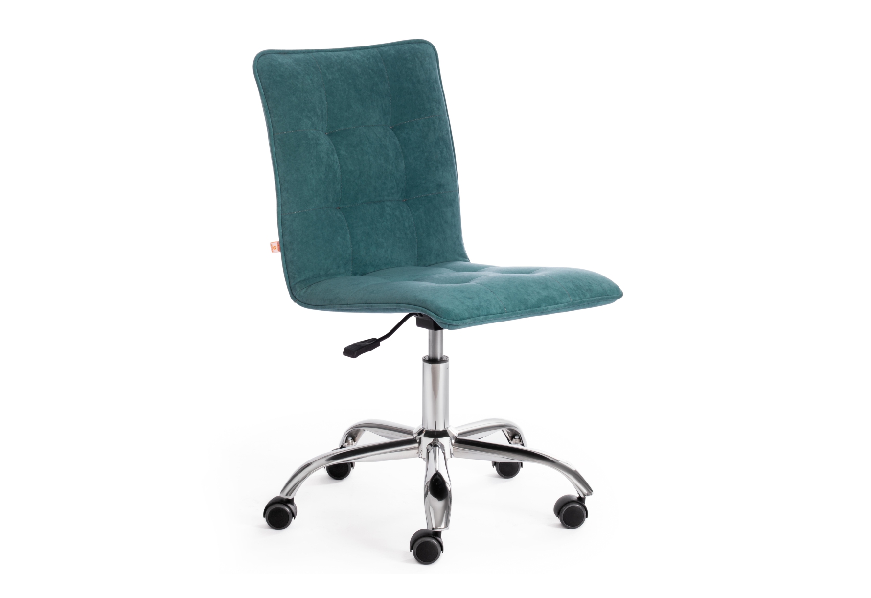 Кресло офисное ZERO, цвет (ткань) велюр clermon, бирюзовый 140