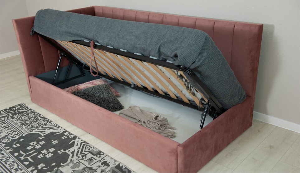 Кровать для детской Агата (подъемник) Bingo mauve - фото 14
