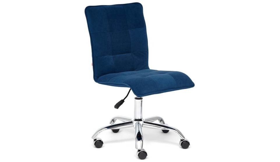 Кресло офисное ZERO (ткань) флок, синий 32 - фото 1