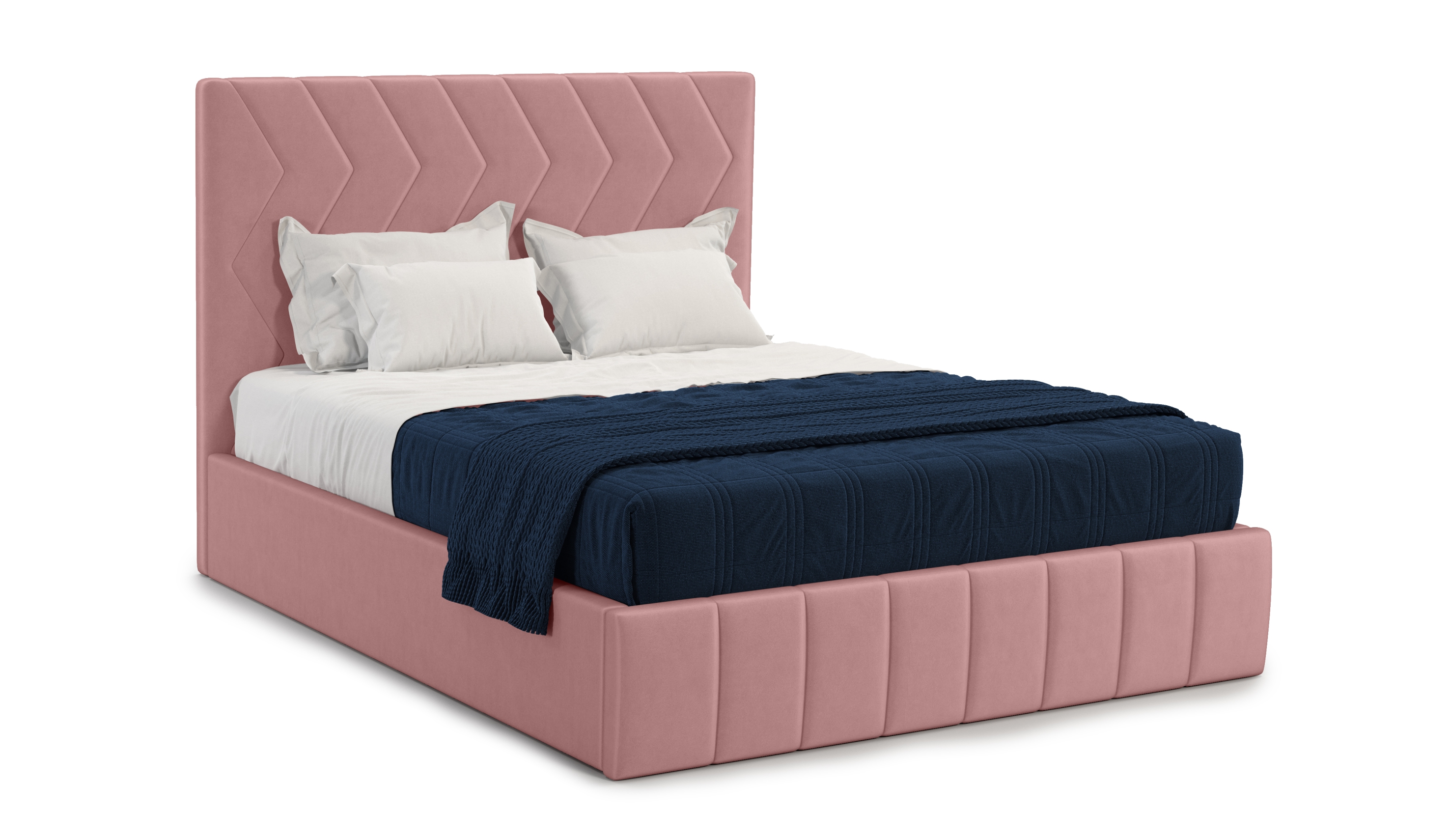 Мягкая кровать Грейс 140*200 (подъемник), цвет bingo mauve - фото 2