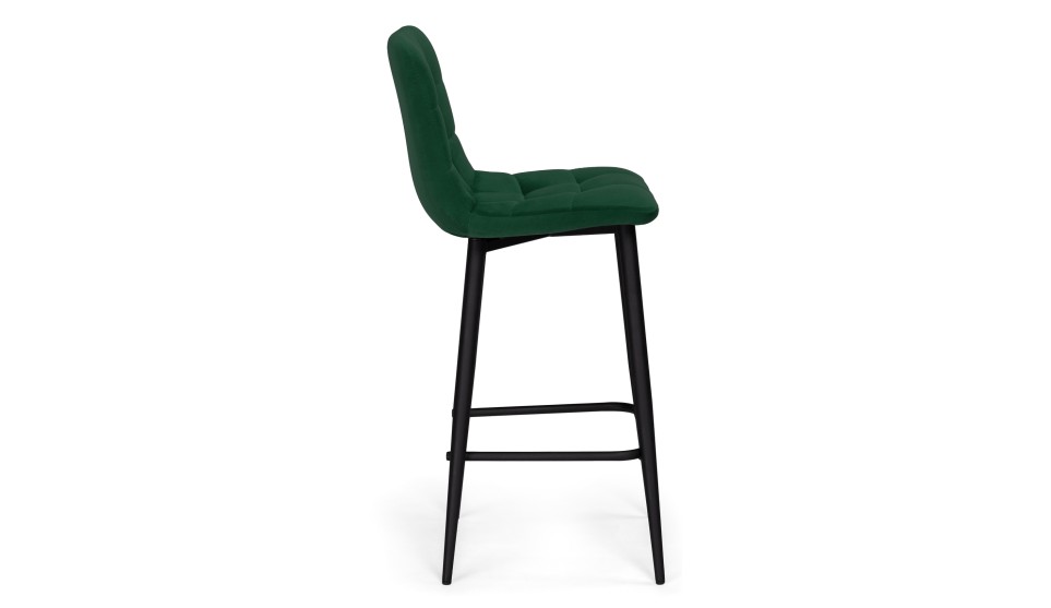 Полубарный стул Чилли К Тёмно-зелёный 33/чёрный - фото 3
