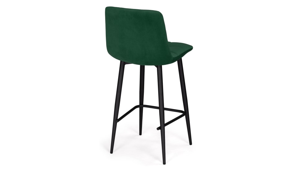 Полубарный стул Чилли К Тёмно-зелёный 33/чёрный - фото 4