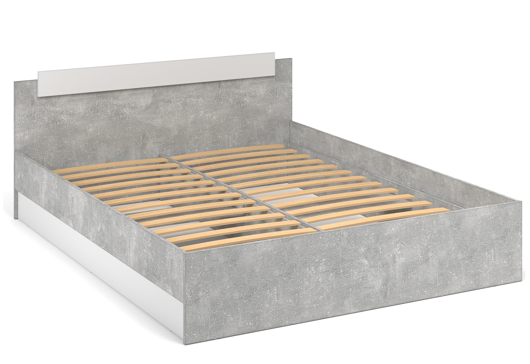 Кровать Чикаго кровать с подъемным механизмом 160, цвет ателье светлый/белый