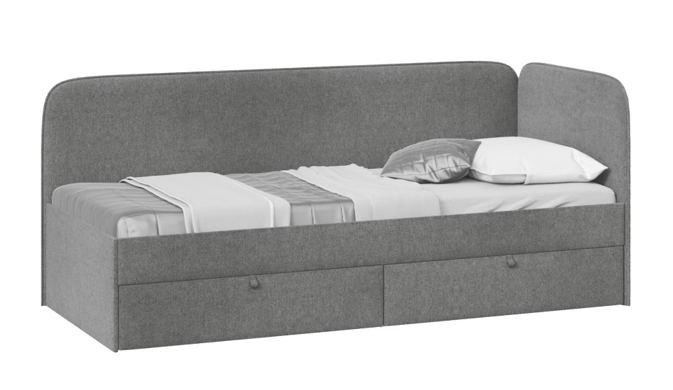 Кровать для детской Молли одинарная Микровелюр Scandi  22 - фото 1