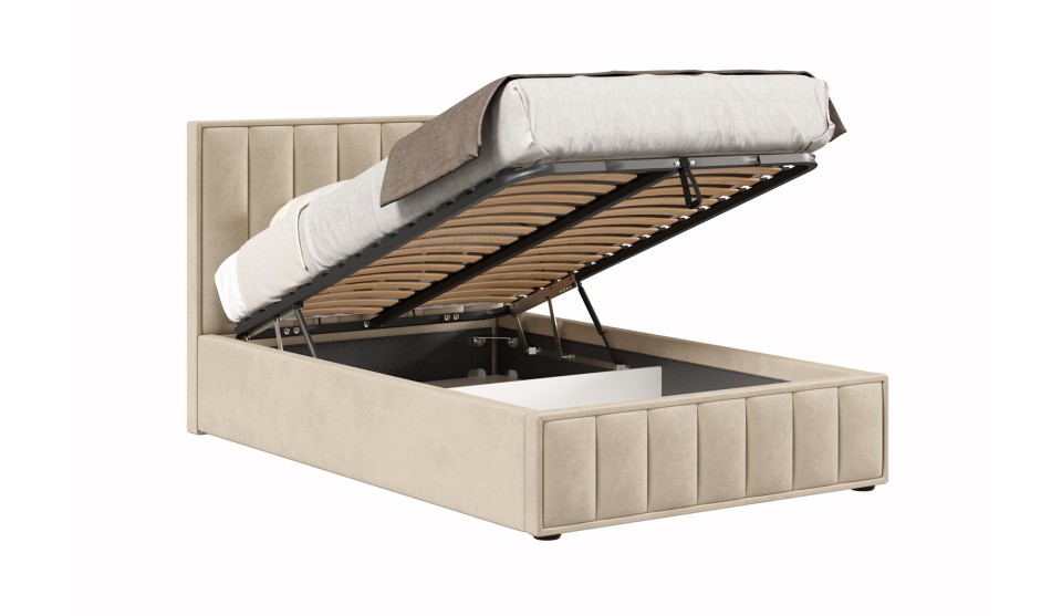 Мягкая кровать Анкона с подъемным механизмом 120*200 Seven 729 - фото 2