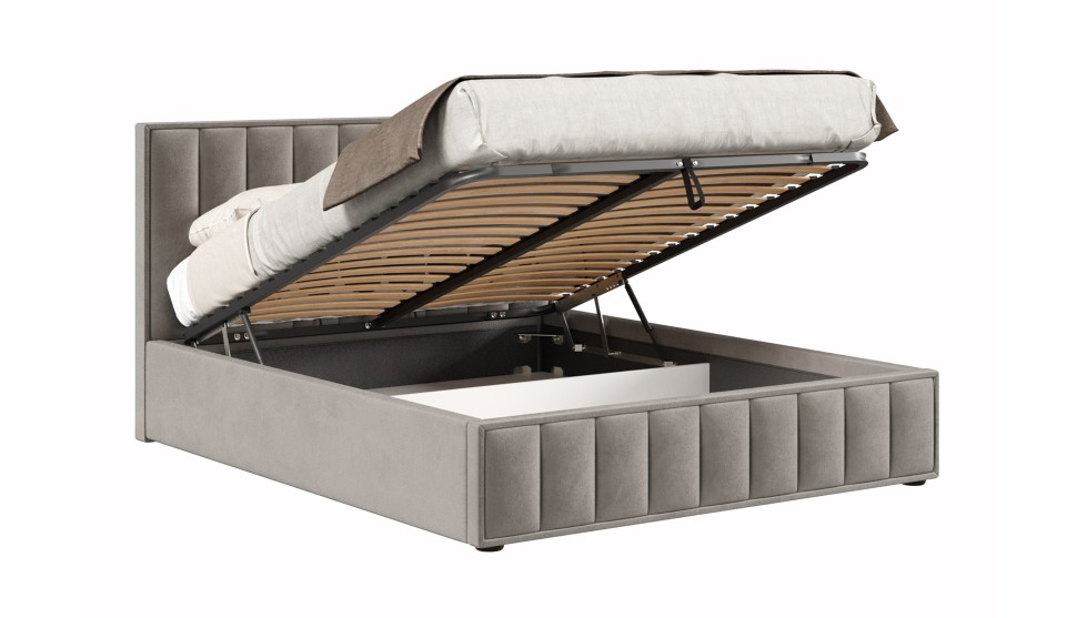 Мягкая кровать Анкона с подъемным механизмом 160*200 Seven 112 - фото 2