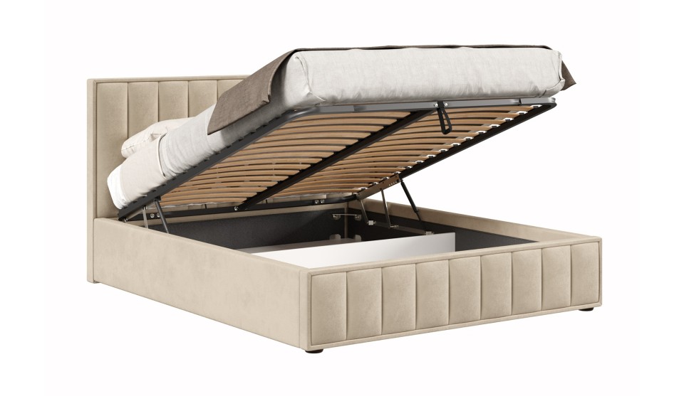 Мягкая кровать Анкона с подъемным механизмом 160*200 Seven 729 - фото 2